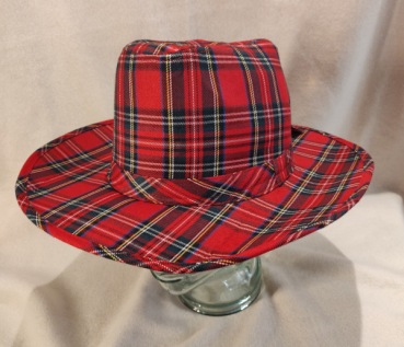 Tartan Cowboy Hat "Royal Stewart"